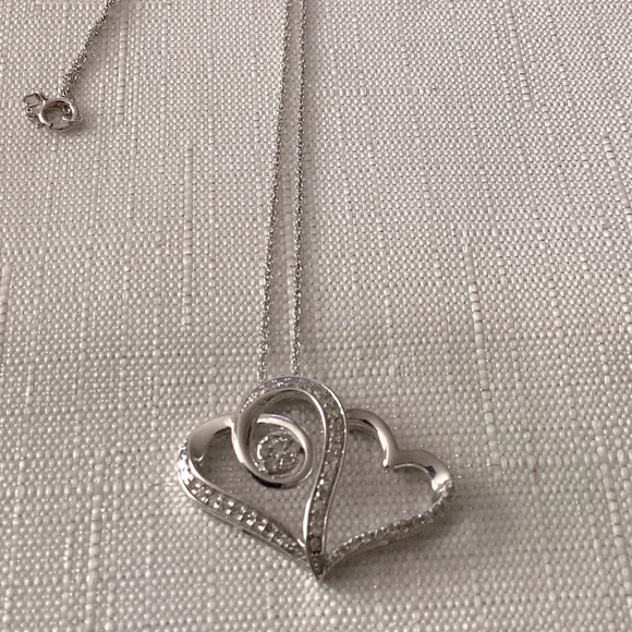 Sterling Silver Necklace Jewelry - Sterling Silver Diamond Necklace